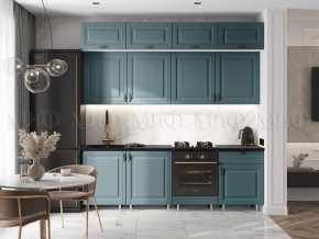 Кухня Престиж 2,4м (Браш Блю) в Пыть-Яхе - pyt-yah.mebel-tymen.ru | фото