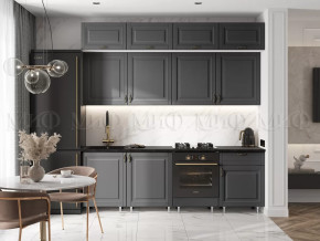 Кухня Престиж 2,4м (Графит софт) в Пыть-Яхе - pyt-yah.mebel-tymen.ru | фото