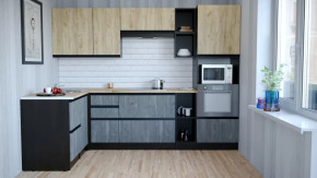 Кухонный гарнитур Адажио мега прайм 1500х2700 мм в Пыть-Яхе - pyt-yah.mebel-tymen.ru | фото