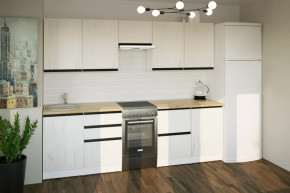 Кухонный гарнитур Амели мега 2500 мм в Пыть-Яхе - pyt-yah.mebel-tymen.ru | фото