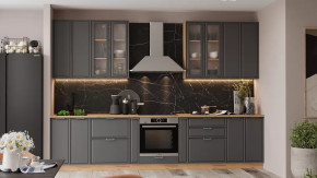 Кухонный гарнитур «Белладжио» №14 Дуб Крафт золотой, Софт графит в Пыть-Яхе - pyt-yah.mebel-tymen.ru | фото