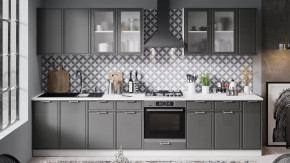 Кухонный гарнитур «Белладжио» №2 Белый, Софт графит в Пыть-Яхе - pyt-yah.mebel-tymen.ru | фото