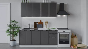 Кухонный гарнитур «Белладжио» длиной 180 см Белый, Софт графит в Пыть-Яхе - pyt-yah.mebel-tymen.ru | фото