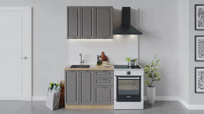 Кухонный гарнитур «Бьянка» длиной 100 см Дуб крафт золотой/Дуб серый в Пыть-Яхе - pyt-yah.mebel-tymen.ru | фото