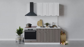 Кухонный гарнитур «Бьянка» длиной 180 см со шкафом НБ в Пыть-Яхе - pyt-yah.mebel-tymen.ru | фото