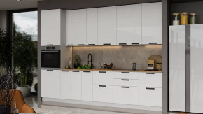 Кухонный гарнитур «Детройт» №19 Белый, Белый глянец в Пыть-Яхе - pyt-yah.mebel-tymen.ru | фото