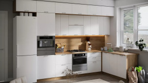 Кухонный гарнитур «Габриэлла» №13 Дуб Крафт золотой, Сноу в Пыть-Яхе - pyt-yah.mebel-tymen.ru | фото