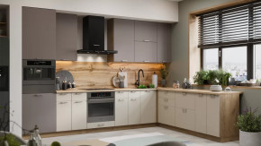 Кухонный гарнитур «Габриэлла» №29 Дуб Крафт золотой, Муссон, Крем в Пыть-Яхе - pyt-yah.mebel-tymen.ru | фото