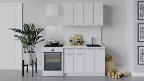 Кухонный гарнитур «Габриэлла» длиной 120 см Белый/Сноу в Пыть-Яхе - pyt-yah.mebel-tymen.ru | фото