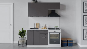 Кухонный гарнитур «Габриэлла» длиной 160 см Белый/Муссон в Пыть-Яхе - pyt-yah.mebel-tymen.ru | фото