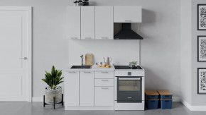 Кухонный гарнитур «Габриэлла» длиной 160 см Белый/Сноу в Пыть-Яхе - pyt-yah.mebel-tymen.ru | фото