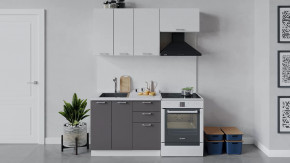 Кухонный гарнитур «Габриэлла» длиной 160 см Белый/Сноу/Муссон в Пыть-Яхе - pyt-yah.mebel-tymen.ru | фото