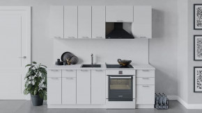 Кухонный гарнитур «Габриэлла» длиной 220 см Белый/Сноу в Пыть-Яхе - pyt-yah.mebel-tymen.ru | фото