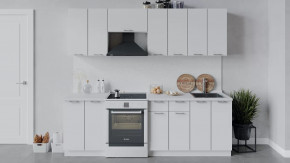 Кухонный гарнитур «Габриэлла» длиной 240 см Белый/Сноу в Пыть-Яхе - pyt-yah.mebel-tymen.ru | фото