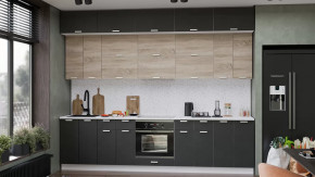 Кухонный гарнитур «Гранита» №5 Белый, Дуб Сонома, Бетон графит в Пыть-Яхе - pyt-yah.mebel-tymen.ru | фото