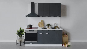 Кухонный гарнитур «Гранита» длиной 180 см со шкафом НБ в Пыть-Яхе - pyt-yah.mebel-tymen.ru | фото