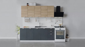 Кухонный гарнитур «Гранита» длиной 200 см в Пыть-Яхе - pyt-yah.mebel-tymen.ru | фото