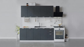 Кухонный гарнитур «Гранита» длиной 200 см в Пыть-Яхе - pyt-yah.mebel-tymen.ru | фото