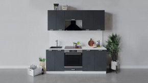 Кухонный гарнитур «Гранита» длиной 200 см со шкафом НБ в Пыть-Яхе - pyt-yah.mebel-tymen.ru | фото