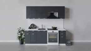 Кухонный гарнитур «Гранита» длиной 220 см в Пыть-Яхе - pyt-yah.mebel-tymen.ru | фото