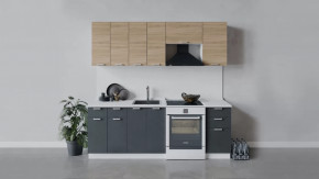 Кухонный гарнитур «Гранита» длиной 220 см в Пыть-Яхе - pyt-yah.mebel-tymen.ru | фото