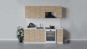 Кухонный гарнитур «Гранита» длиной 220 см в Пыть-Яхе - pyt-yah.mebel-tymen.ru | фото