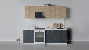 Кухонный гарнитур «Гранита» длиной 240 см в Пыть-Яхе - pyt-yah.mebel-tymen.ru | фото