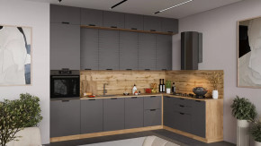 Кухонный гарнитур «Гренада» №20 Дуб Крафт золотой, Холст Вулкан в Пыть-Яхе - pyt-yah.mebel-tymen.ru | фото