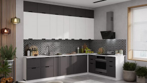 Кухонный гарнитур «Гренада» №22 Белый, Холст Белый, Холст Вулкан в Пыть-Яхе - pyt-yah.mebel-tymen.ru | фото