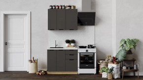 Кухонный гарнитур «Гренада» стандартный Дуб Крафт золотой, Холст Вулкан в Пыть-Яхе - pyt-yah.mebel-tymen.ru | фото