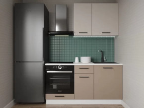 Кухонный гарнитур Каппучино-1600 МДФ столешница 38 мм в Пыть-Яхе - pyt-yah.mebel-tymen.ru | фото