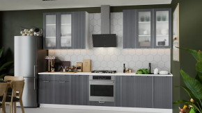 Кухонный гарнитур «Кимберли» №13 Белый, Титан в Пыть-Яхе - pyt-yah.mebel-tymen.ru | фото