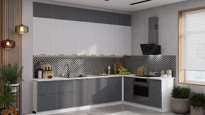 Кухонный гарнитур «Кимберли» №15 Белый, Сноу, Титан в Пыть-Яхе - pyt-yah.mebel-tymen.ru | фото