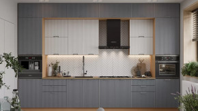 Кухонный гарнитур «Кимберли» №16 Дуб Крафт золотой, Сноу, Титан в Пыть-Яхе - pyt-yah.mebel-tymen.ru | фото