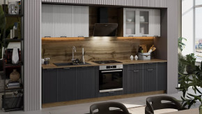 Кухонный гарнитур «Кимберли» №2 Дуб Крафт золотой, Сноу, Муссон в Пыть-Яхе - pyt-yah.mebel-tymen.ru | фото