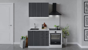 Кухонный гарнитур «Кимберли» длиной 100 см Белый, Титан в Пыть-Яхе - pyt-yah.mebel-tymen.ru | фото