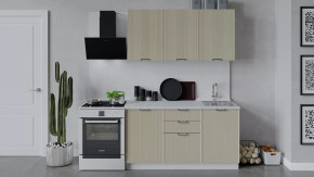 Кухонный гарнитур «Кимберли» длиной 150 см Белый, Крем в Пыть-Яхе - pyt-yah.mebel-tymen.ru | фото