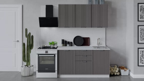 Кухонный гарнитур «Кимберли» длиной 150 см Белый, Муссон в Пыть-Яхе - pyt-yah.mebel-tymen.ru | фото