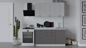 Кухонный гарнитур «Кимберли» длиной 150 см Белый, Сноу, Муссон в Пыть-Яхе - pyt-yah.mebel-tymen.ru | фото