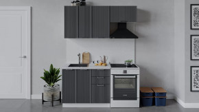 Кухонный гарнитур «Кимберли» длиной 160 см Белый, Титан в Пыть-Яхе - pyt-yah.mebel-tymen.ru | фото