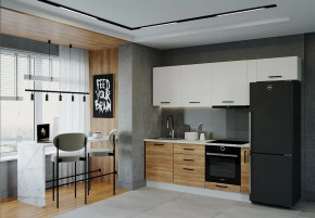 Кухонный гарнитур Лада-2550 столешница 38 мм в Пыть-Яхе - pyt-yah.mebel-tymen.ru | фото