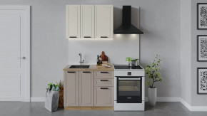 Кухонный гарнитур «Лорас» длиной 100 см Дуб крафт золотой/Холст брюле/Холст латте в Пыть-Яхе - pyt-yah.mebel-tymen.ru | фото