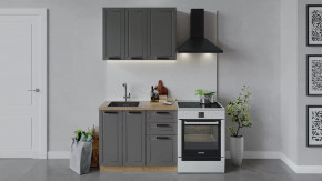 Кухонный гарнитур «Лорас» длиной 100 см Дуб крафт золотой/Холст вулкан в Пыть-Яхе - pyt-yah.mebel-tymen.ru | фото