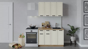 Кухонный гарнитур «Лорас» длиной 120 см Дуб крафт золотой/Холст брюле в Пыть-Яхе - pyt-yah.mebel-tymen.ru | фото