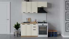 Кухонный гарнитур «Лорас» длиной 160 см Дуб крафт золотой/Холст брюле в Пыть-Яхе - pyt-yah.mebel-tymen.ru | фото