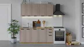 Кухонный гарнитур «Лорас» длиной 180 см Дуб крафт золотой/Холст латте в Пыть-Яхе - pyt-yah.mebel-tymen.ru | фото