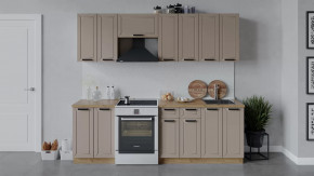 Кухонный гарнитур «Лорас» длиной 240 см Дуб крафт золотой/Холст латте в Пыть-Яхе - pyt-yah.mebel-tymen.ru | фото