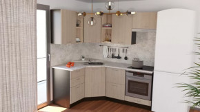 Кухонный гарнитур Надежда оптима 4 1400*2000 мм в Пыть-Яхе - pyt-yah.mebel-tymen.ru | фото