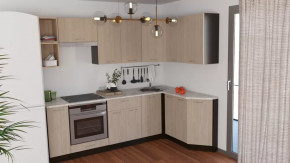 Кухонный гарнитур Надежда прайм 5 2300*1500 мм в Пыть-Яхе - pyt-yah.mebel-tymen.ru | фото