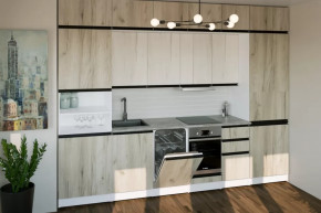 Кухонный гарнитур Паола люкс 3000 мм в Пыть-Яхе - pyt-yah.mebel-tymen.ru | фото